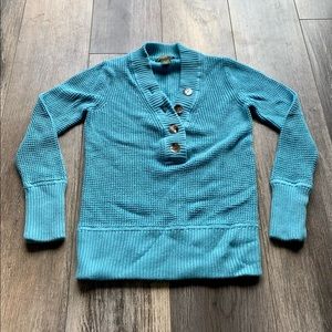 Eddie Bauer Teal Blue Sweater Women’s Size M
